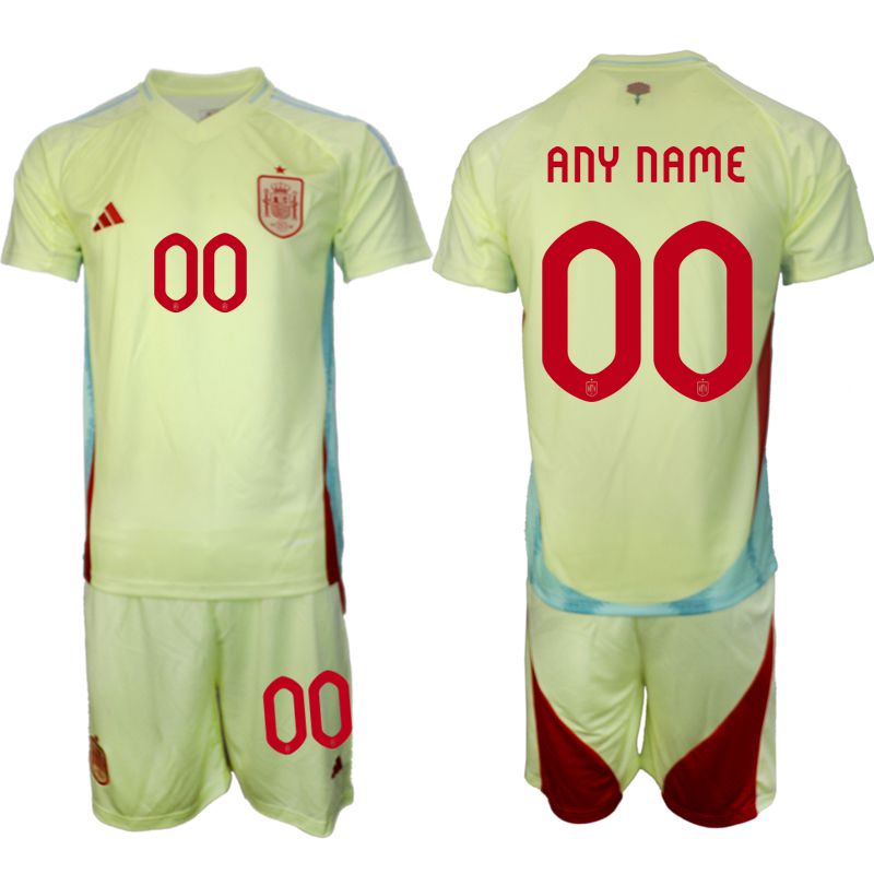 Men 2024-2025 Season Spain away green customized Soccer Jersey->->Custom Jersey
